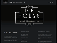 Tablet Screenshot of icehousevenue.com